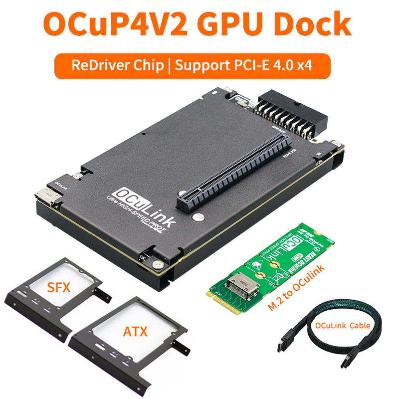 OCuP4V2 OCuLink GPU Dock с чип – обзор и цена Oculink Egpu Mini Pc